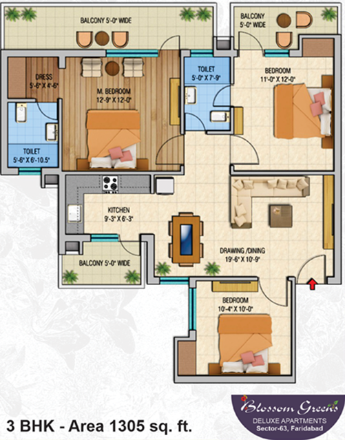 3 BHK Flat